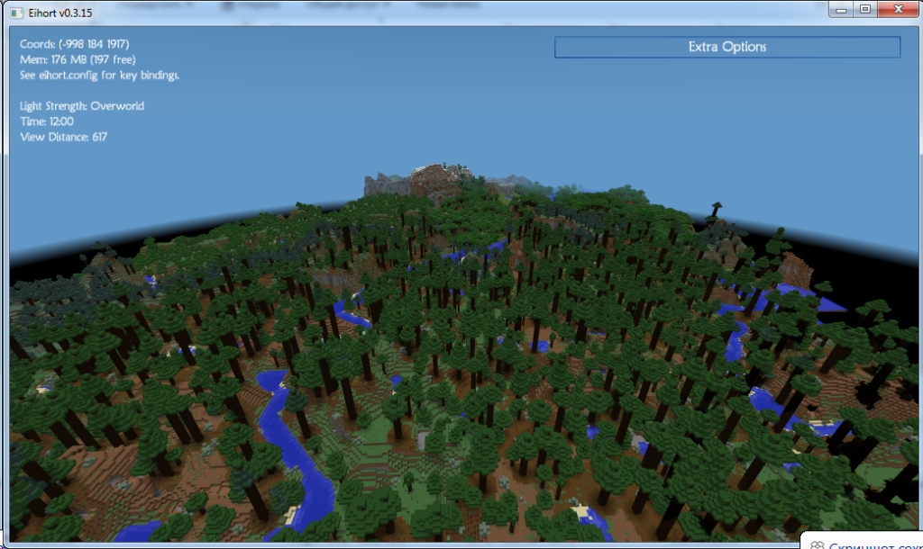 Eihort - Minecraft 3d map viewer